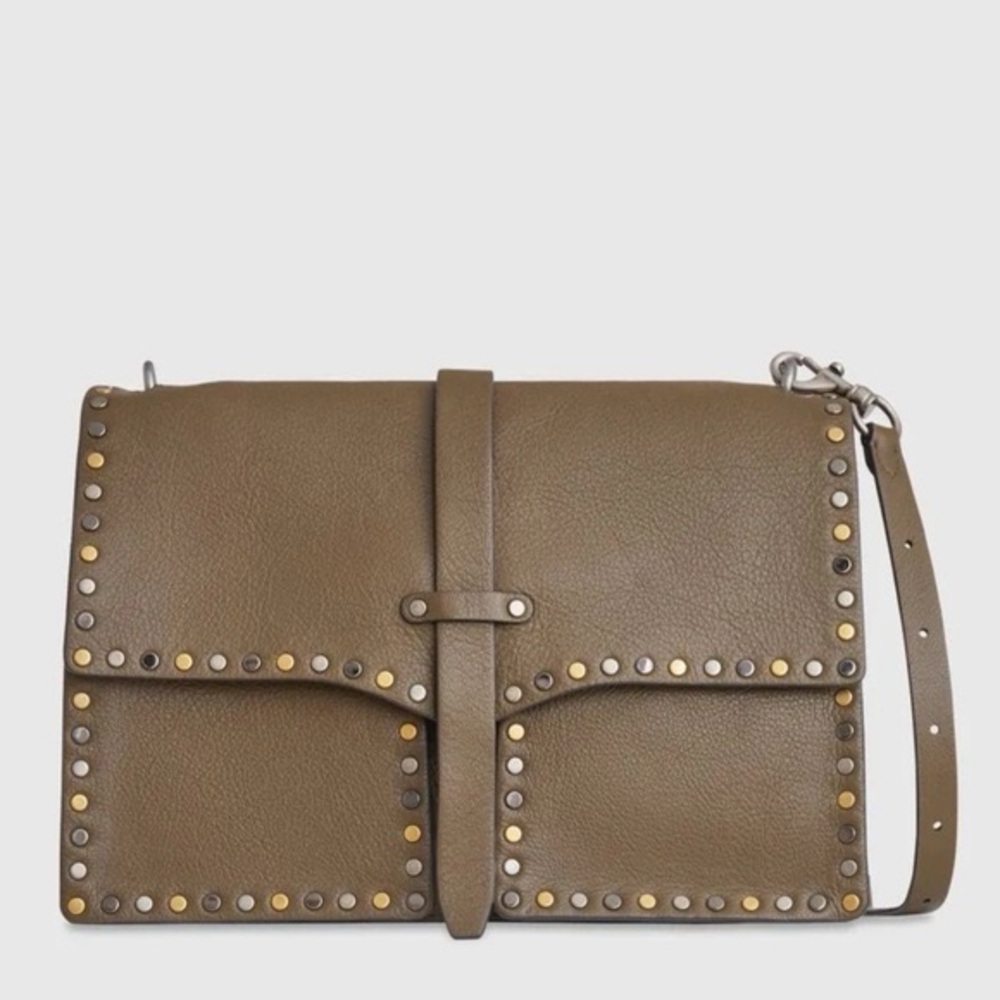 Nanine Shoulder Bag in SEAWEED